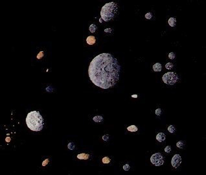 photo asteroides