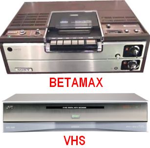 Betamax y Vhs